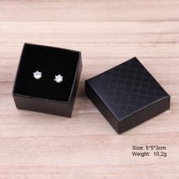 Wholesale Fashion Jewelry Box, Black color Rings Box, Box 5*5*3 Display Packaging Gift Box
