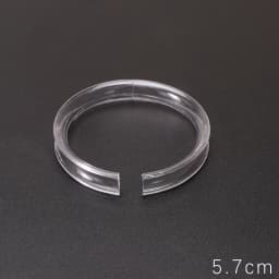 5.2/5.7/6.2CM 3/5/25pcs/bag Acrylic Bracelet Display Clear Transparent Stand Round Bracelet Rack Stand Display Women