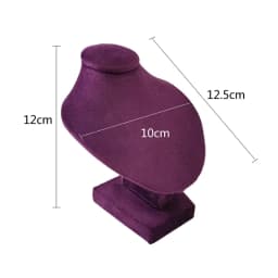 High-quality Velvet Jewelry Display Stand MiNi Necklace Display Props Human Body Model Jewelry Necklace Storage Display Props
