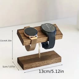 Wooden Watch Display Stands Bracelet Holder Jewelry Organizer Walnut Watch Display Shelf Rack jewellery box Props Box Case