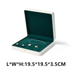 Oirlv Wedding Jewelry Box Jewelry Organizer Case Ring Bracelet Pendant Long Chain Storage Box Jewelry Display Box Gift Case