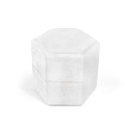 Hexagon Velvet Jewelry Box with Detachable Lid 3 Compartment Ring Box for Wedding Ceremony Engagement Ring Display Box