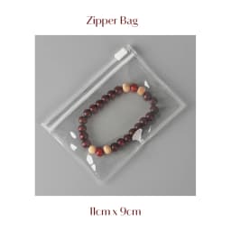 10/20 PCS Zipper Bag Jewelry Plastic PVC Transparent Bracelet Necklace Earrings Storage Gift Bag For Small Business Packaging
