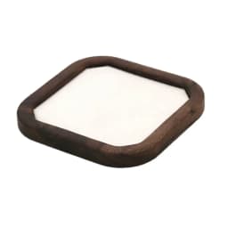 Simple Geometry Wood Rings Tray Exquisite Velvet Earrings Display Tray Jewlery Organizer Ear Studs Case Ring Earring Holder Home