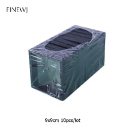 Bulk Lot of 10 PE Film Display Box Ring Earring Jewelry Stand Holder Membrane Case Coin Container Floating Presentation Retainer