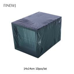 Bulk Lot of 10 PE Film Display Box Ring Earring Jewelry Stand Holder Membrane Case Coin Container Floating Presentation Retainer