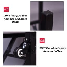 Night Market Stall Jewelry Box Portable Foldable Jewelry Organizer Boxes Multifunctional Aluminum Earring Display Stand