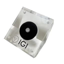 Clear Diamond Storage Box Transparent Loose Gemstone Jewelry Display Stand Gems Organizer Bare Stone CVD IGI Zircon Show Box
