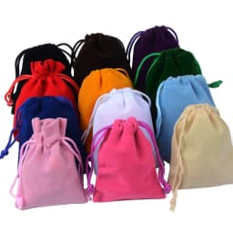25pcs/Lot Jewelry Packing Velvet Bags Gift Display Packing Storage Wedding Candy Drawstring Pouches Wholesales