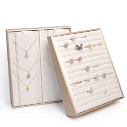 Vertical Jewellery Stand Jewelry Store Counter Jewelry Props Luxurious white PURing Earring Necklace Pendant Display Stand