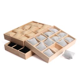 Solid Wood 12 Digit Pillow Plate Watch Bracelet Storage Display Frame - Elegant Organizer for Timepieces And Accessories