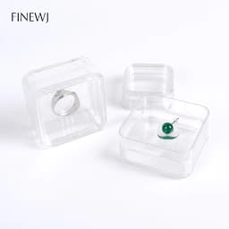 Gemstone Display Holder Case Membrane Bead Jewelry Box Elastic Film Chip Tooth Ring Pendant Loose Diamond Packaging Storage Box