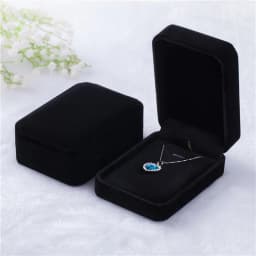 7x10cm Fashion Flocking Jewelry Box Necklace Organizers Storage Pendant Box Necklace Jewelry Packaging Box