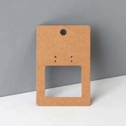 50Pcs 6x9cm Hangable Earrings Jewelry Display Kraft Paper Label Packaging Card With Or Without Bags Customized Service Wholesale