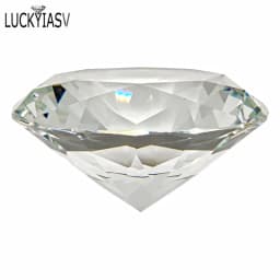 1PC Clear Crystal Big Glass Diamond Party Large Romantic Diamond Decoration Proposal Home Decoration Ornaments Crafts Gifts
