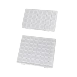 Portable Transparent Jewelry Box Earring Necklace Earring Tray Storage Box Small Earrings Anti-Oxidation Box