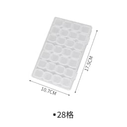Portable Transparent Jewelry Box Earring Necklace Earring Tray Storage Box Small Earrings Anti-Oxidation Box