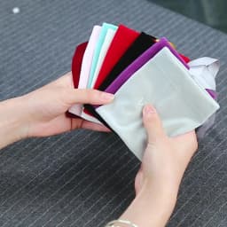 5Pcs Beige Velvet Bag Jewelry Suede Gift 7x9cm 10x12cm 12x15cm 15x20cm Packaging Wedding Favors Candy Earrings Bracelet Pouches