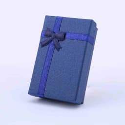 10Pcs 8x5x2.5cm Jewelry Paper Organizer Box for Rings Earrings Studs Key Necklace Packaging Gift Boxes Display with Black Sponge