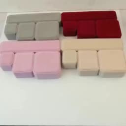 High-end Velvet Jewelry Box Necklace Ring Bracelet Pendant Earrings Storage Wedding Party Gift Box Jewelry Organizer Box Joyero