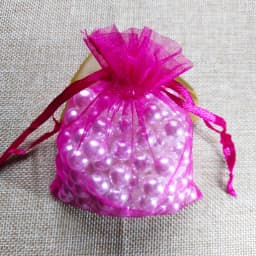 100pcs/lot 10x15 11x16 13x18 15x20cm Drawable Organza Bag Wedding Christmas Gift Bags Jewelry Packaging Organza Bags & Pouches