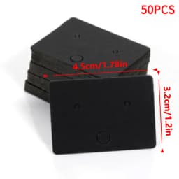 50/100Pcs/ lot Cardboard Earring Display Cards Blank Kraft Paper Jewelry Hanging Tags for Earring Ear Studs Selling Packaging