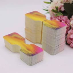 New 50pcs/lot 3.5*9cm New Necklace Card Pendant/Hair Clicp DIY Necklace Card Custom Logo Jewelry Card 300gsm Paper Cardboard