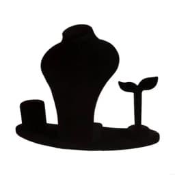 4Pcs/Set Mannequin Bust Jewelry Display Stand Luxury Necklace Ring Earrings Decorative Rack for Stores Use
