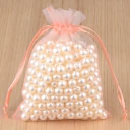 50pcs 24 Colors Jewelry Bag 5*7 7*9 9*12 10*15cm Wedding Gift Organza bag Jewelry Packaging Display & Jewelry Pouches