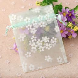 10pcs/Lot New Flower Organza Gift Bags 10x14cm 13x18cm 16x23cm Wedding Jewelry Gift Bag Candy Packaging Drawstring Pouches