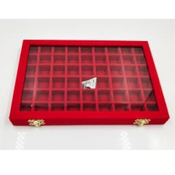 Velvet Large Jewelry Box Nail Art Decoration Display Box with Glass Lid Jewelry Small Accessories Storage Box Fashionable Sto...