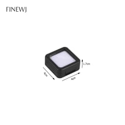 Transparent Glass Top Lid Gem Jar Box Jewelry Gem Display Storage Show Case Tool Pendant Loose Diamond Gemstone Holder Container