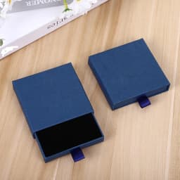 Custom Paper Drawer Jewelry Box Logo for Necklace Ring Earrings Jewelry Packaging for Small Business Gift Boxes for Jewellery