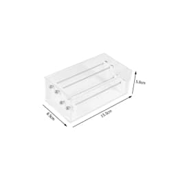 Acrylic Trollbeads Collection Overview Jewelry Storage Box Bracelet Beads Play Tray Organizer Case for Rondelles Charms Holder