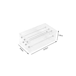 Acrylic Trollbeads Collection Overview Jewelry Storage Box Bracelet Beads Play Tray Organizer Case for Rondelles Charms Holder