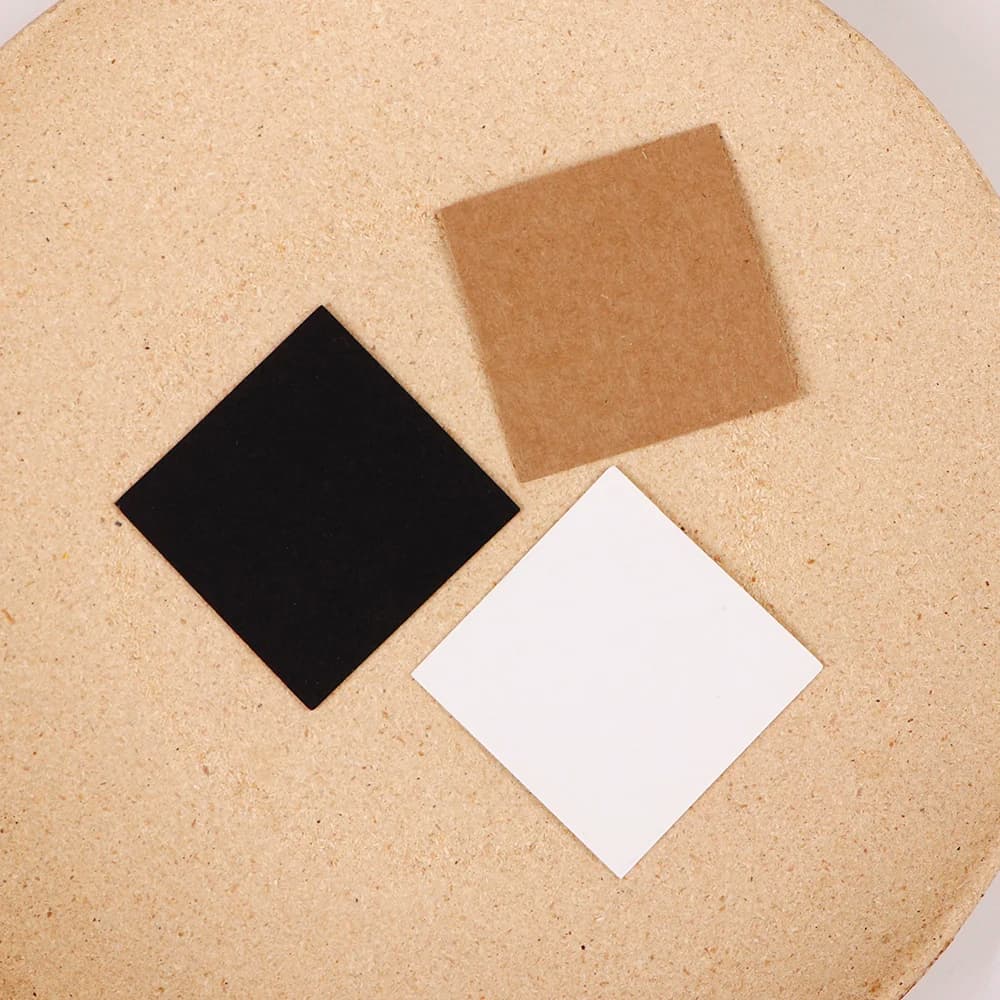 50 Pcs 5x5cm Blank Necklace Earrings Jewelry Display Paper Card Label With Or Without Bags Wholesale Packaging Customize Service