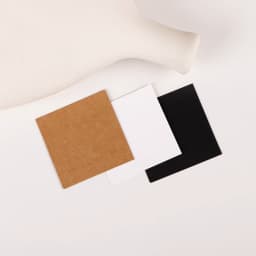 50 Pcs 5x5cm Blank Necklace Earrings Jewelry Display Paper Card Label With Or Without Bags Wholesale Packaging Customize Service