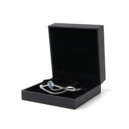 Finest Leatherette Jewelry Ring Earring Bracelet Pendant Necklace Gift Display Packaging Box Jewellery Present Storage Organizer