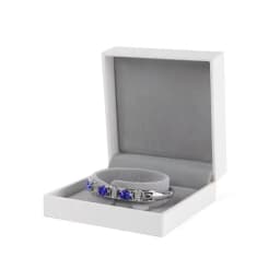 Finest Leatherette Jewelry Ring Earring Bracelet Pendant Necklace Gift Display Packaging Box Jewellery Present Storage Organizer
