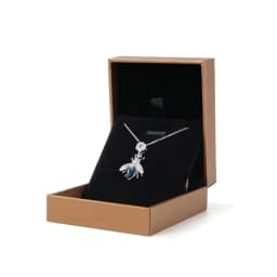 Finest Leatherette Jewelry Ring Earring Bracelet Pendant Necklace Gift Display Packaging Box Jewellery Present Storage Organizer