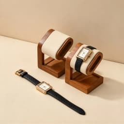 Oirlv Wooden Watch Stand Bracelet Display Rack Jewelry Storage Electronic Watch Holder Jewelry Retail Stores Watch Holder Gift