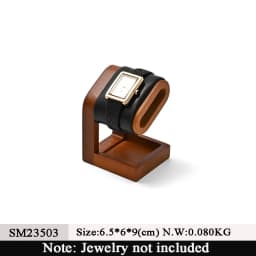 Oirlv Wooden Watch Stand Bracelet Display Rack Jewelry Storage Electronic Watch Holder Jewelry Retail Stores Watch Holder Gift