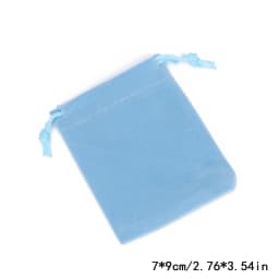 10pcs 7x9cm 9x12cm Velvet Bag Drawstrings Pouches Favor Bag Jewelry Gift Display Packing Bags Flannel Sachet Fabric Jewelry Bag