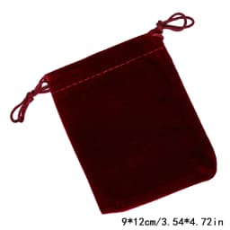 10pcs 7x9cm 9x12cm Velvet Bag Drawstrings Pouches Favor Bag Jewelry Gift Display Packing Bags Flannel Sachet Fabric Jewelry Bag