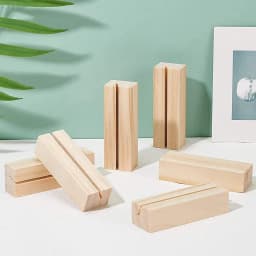 Wood Display Base Jewelry Earrings Necklace Stands Holders Earring Cards Wood Base Retail Exhibitor Decoration