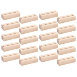 Wood Display Base Jewelry Earrings Necklace Stands Holders Earring Cards Wood Base Retail Exhibitor Decoration