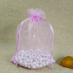 Hot 50pcs Jewelry Bags 17x23 20x30 25x35 30x40cm Wedding Christmas Gift Organza Bag Jewelry Packaging Display & Jewelry Pouches