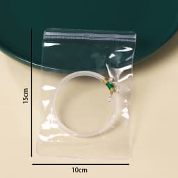 10-50pcs Thicken PVC DIY Jewelry Package Bags Transparent Anti-Oxidation Organizer Display Necklace Storage Self Sealing Pouches