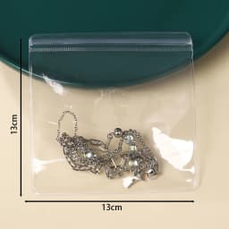 10-50pcs Thicken PVC DIY Jewelry Package Bags Transparent Anti-Oxidation Organizer Display Necklace Storage Self Sealing Pouches