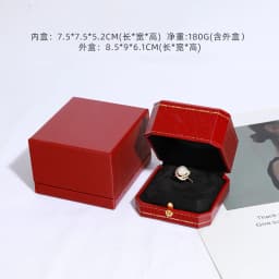 European style jewelry box proposal wedding jewelry packaging box ring box necklace Octagon Bracelet package